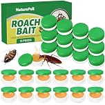 Roach Repellent and Bait, 16 Pcs Cockroach Repellent and Gel for Roach Nest Elimination of Indoor Infestations, Effective Solution for Small to Large Cockroaches, Ideal for Hidden Areas, Ready to Use