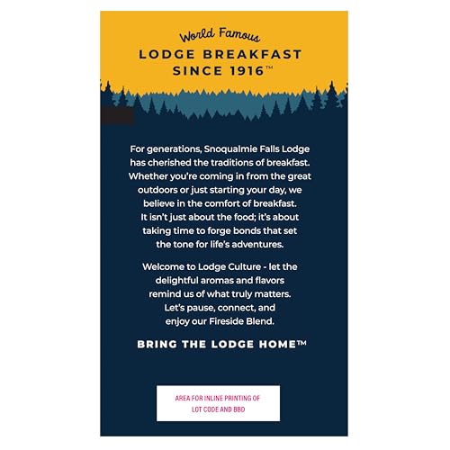 Snoqualmie Falls Lodge Café Molido 10 Oz miniatura 3