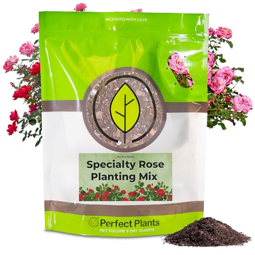 Specialty Rose Planting Mix by Perfect Plants | Premium Nutrients for Flowering Roses Such as Drift...