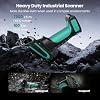 Wireless Barcode Scanner with Stand, Industrial 1D 2D QR Bluetooth Barcode Scanner for Android, iOS, Windows, Mac, USB Bar Code Reader Scanner with Drop Resistant Dustproof Waterproof
