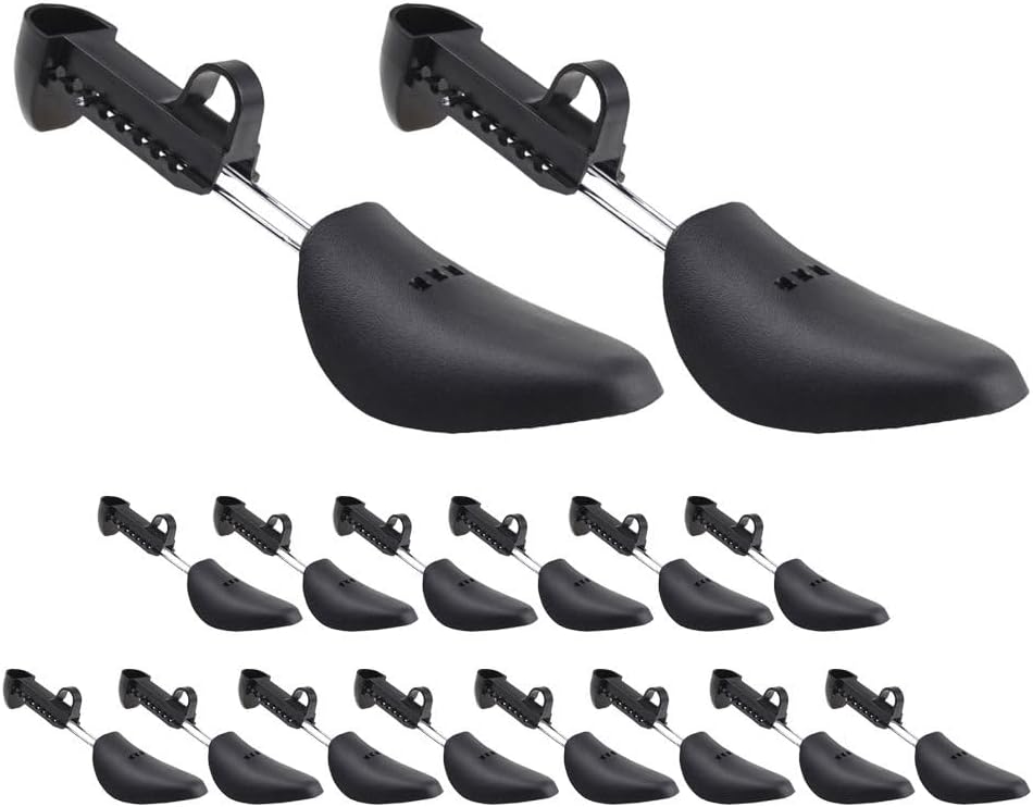 PRETYZOOM 8 Pairs Adjustable Shoe Stretchers: Portable Shoe Tree Shaper for Male Sneakers and Boots - Stretchers Support - Prevent Crease & Maintain Shape