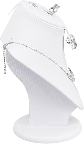 Miniatura 4 de MOOCA Exhibición de joyería Collar Cadena Joyería Busto Soporte Soporte de Exhibición de Collares, Collar Collar Maniquí, Collar Busto Joyería Busto