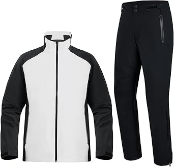 fit space Waterproof Golf Rain Suits for Men Performance Rain Jackets and Pants for All Sports