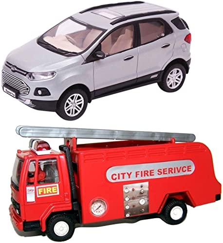 Image of CENTY Kid Toys Plastic Pull Back Car, 1 Pull Back Car, Multicolour&Krasa Centy Fire Plastic Tender-Color May Vary(Red)