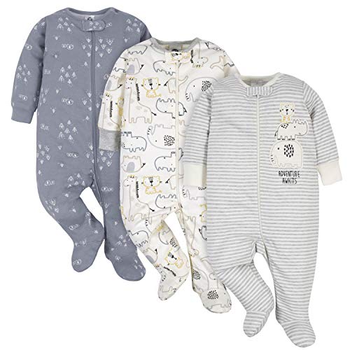 Image of Gerber baby-boys 3-pack Sleep 'N Play