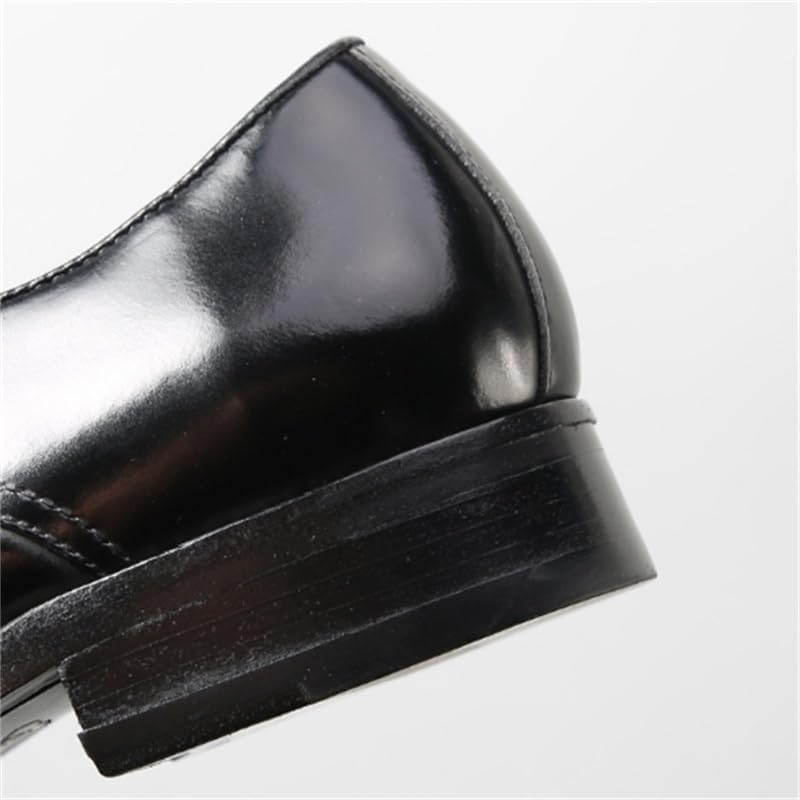 Men's Dress Shoes Low-top Lace-up Oxford Shoes for Men Pointed Low-top Rubber Non-Slip wear-Resistant Comfortable Business Shoes