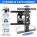 Mount Factory Heavy-Duty Full Motion TV Wall Mount - Articulating Swivel Bracket Fits Flat Screen Televisions from 42