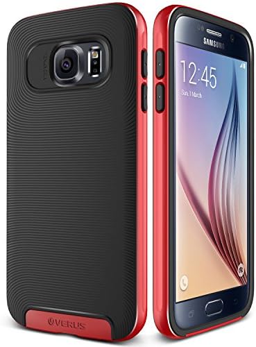 Galaxy S6 Case, Verus [Crucial Bumper][Red] - [Drop Protection][Low Profile][Slim Fit] For Samsung Galaxy S6