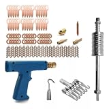77pcs Stud Saldatori Kit di Riparazione Dent Tirare Artiglio Shrinking Saldatrice Slide Hammer Estrattore Anelli Rull Dritti Rondelle Rotonde Wiggle Fili