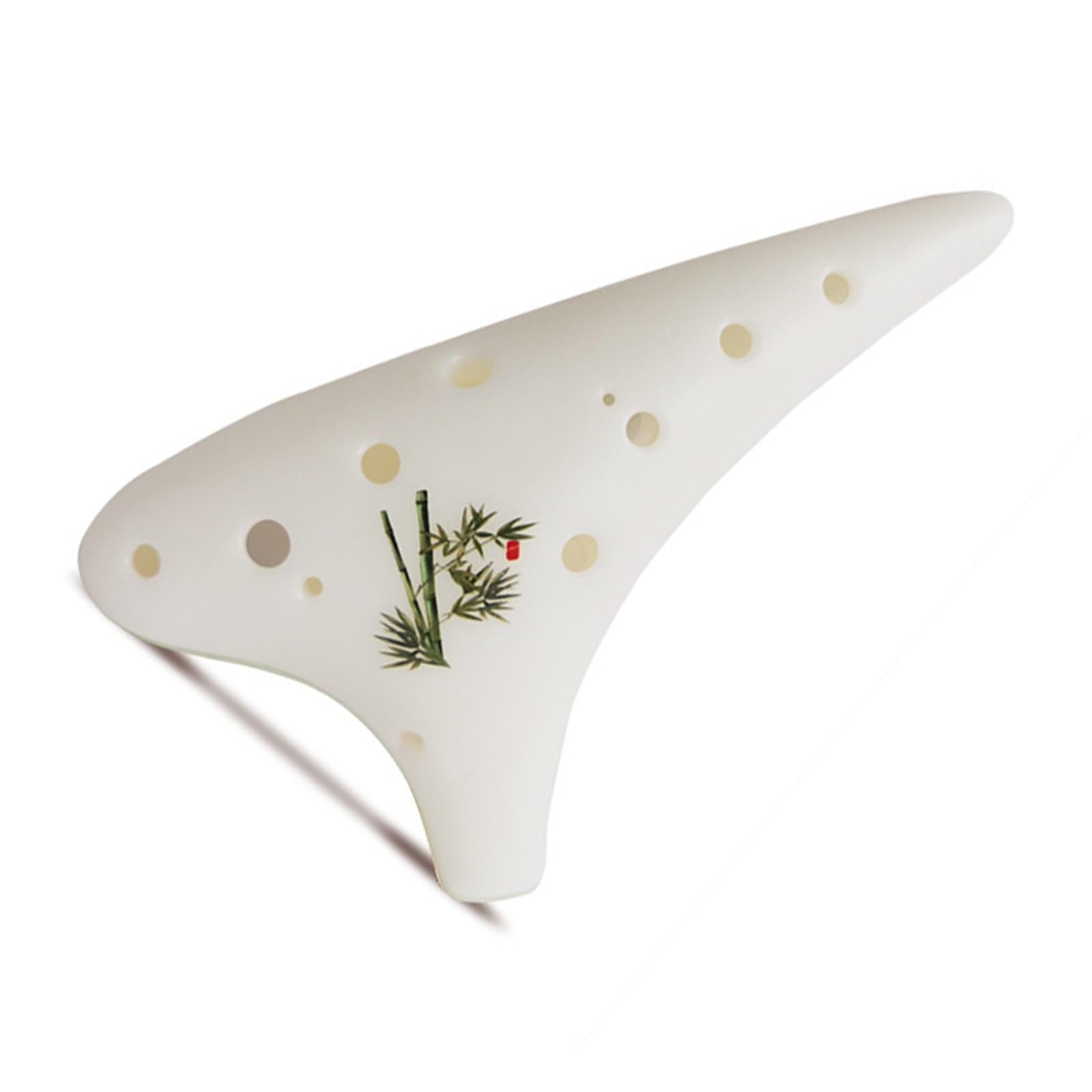 Ocarina Strumento Per Principianti Di Ocarina A 12 Fori Versione Dipinta In Do Alto(Bamboo)