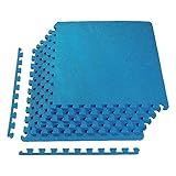 BalanceFrom Puzzle Exercise Mat with EVA Foam Interlocking Tiles for MMA, Exercise, Gymnastics and Home Gym...