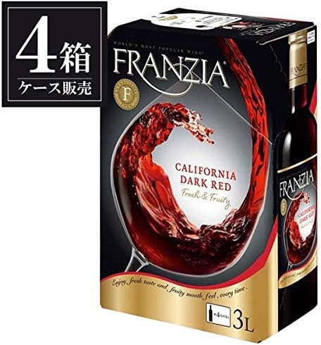 Amazon Co Jp Franzia フランジア 赤ワイン フランジア ダークレッド バッグ イン ボックス 3000ml 4本 Usa 赤ワイン 辛口 ミディアムボディ 4本 通販 食品 飲料 お酒 Amazon Co Jp Franzia フランジア 赤ワイン フランジア ダークレッド バッグ イン ボックス 3000ml 4本 Usa 赤ワイン 辛口 ミディアムボディ 4本 通販 食品 飲料 お酒