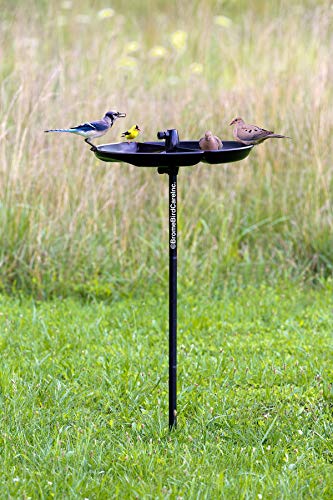 Seed Catcher Tray (Seed Buster) For Wild Bird Feeders, Fits Only 1-Inch Straight Birding Pole (Outside Diameter), Pole And Feeder Not Included #TOP2