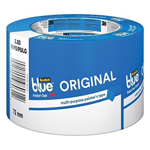 Image of ScotchBlue Original Multi-Surface Painters Tape, 3 Inch Wide(2.83 In. x 60 Yds)1 Roll,Blue Paint Tape Protects Surfaces and Removes Easily,Masking Tapes for Indoor&Outdoor Use (2090-72NC) (Pack of 12)