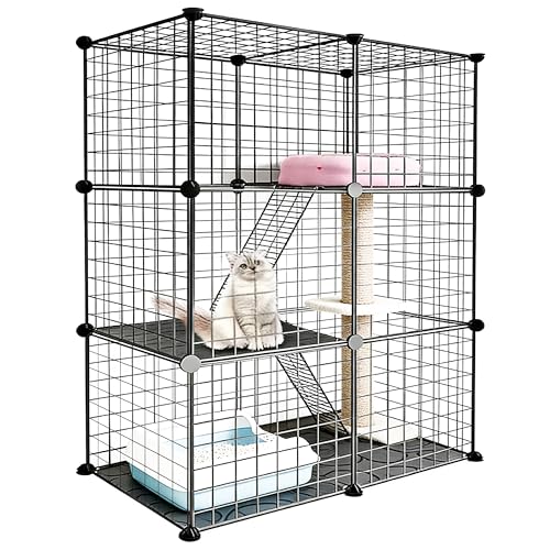 DIY Modular Cat Playpen 2x3x1 Grid