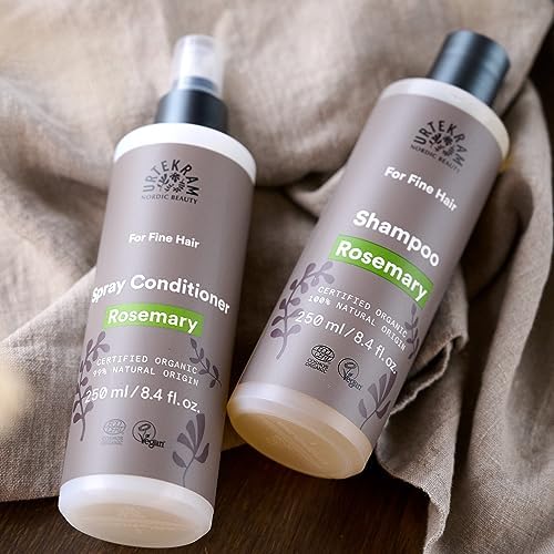 Urtekram Rozmaryn Leave-In Spray Conditioner Bio odżywka do włosów delikatnych, 250 ml