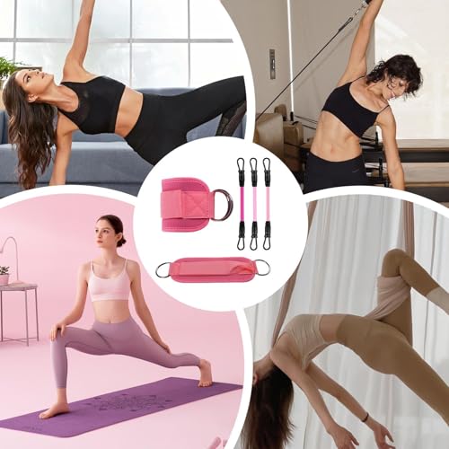 Bandas de tobillo para entrenar sin rozaduras con equipo ajustable cómodo 4