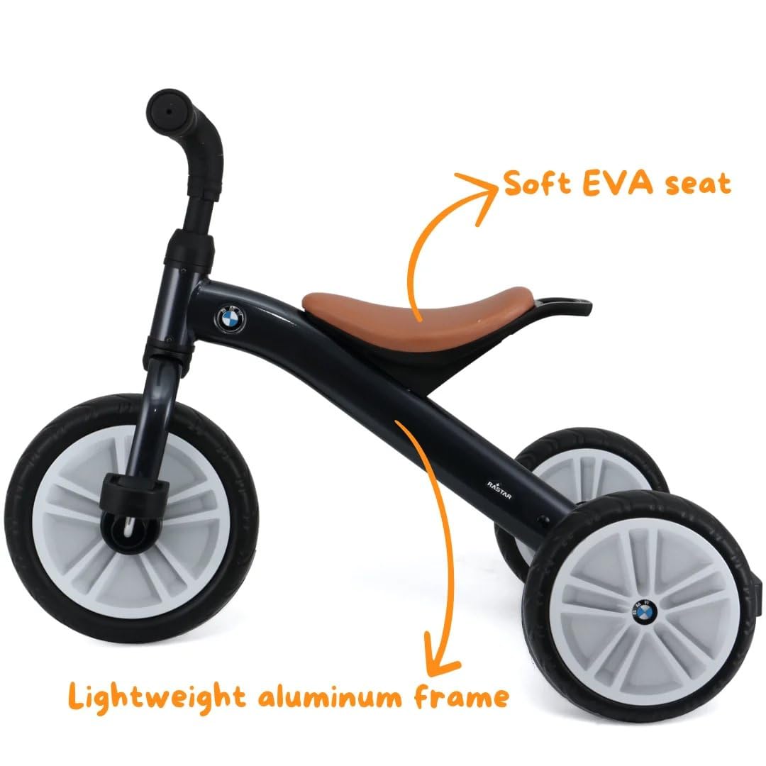 BMW - Triciclo Infantil (3 a 6 años) - Tres Ruedas Estables - Gris