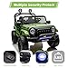 HEIMILI 2026 Upgraded Version 24V Kids Electric Car, All-Terrain Wheel Electric Toy Car, 4-Wheel Kids Electric Car with Remote Control and LED Lights, Suitable for Children Aged 3-6 Years Old
