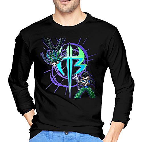 KegamiMisa Mans Cartoon Jeff Hardy Logo Long Sleeves T Shirt L