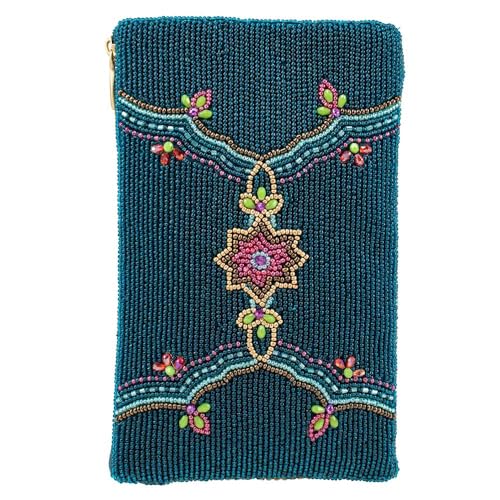Mary Frances Venice Beaded Crossbody Cell Phone Bag Clutch Evening Purse for Weddings and Special Occasions, Multicolor2