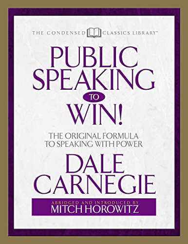 Cover of Public Speaking to Win: The Original Formula To Speaking With Power (Abridged)