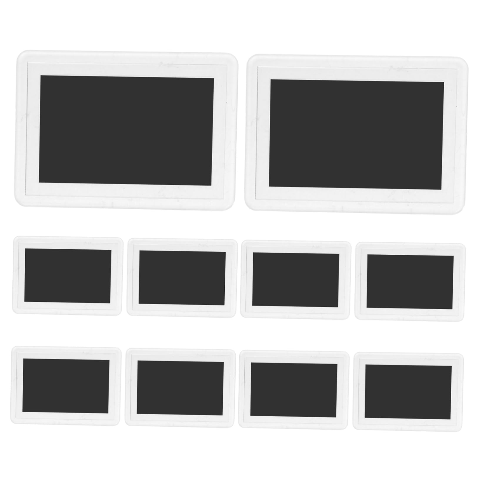 Ciieeo 1 Photo Frames for Fridge Insert Design for Family Memories Versatile Picture Holders for Metal Surfaces Easy Installation Without Damage 10pcs