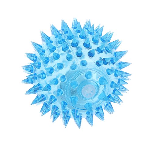 Kofun Shizuhatagayama Pet Boule Chien Chat Chiot Flash Light couineur Sensorielle fantaisie haute en caoutchouc de redressement Cover