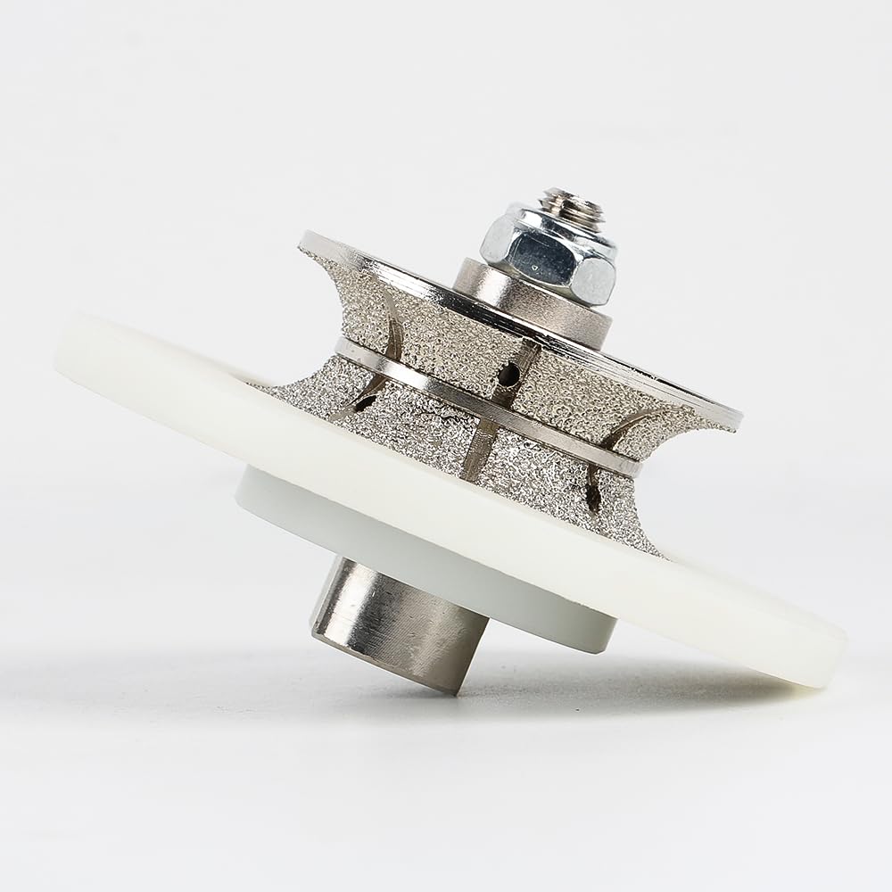 Raizi V Type 20mm Full Bullnose Diamond Hand Profile Router Bits para mármol granito porcelana cerámica azulejos