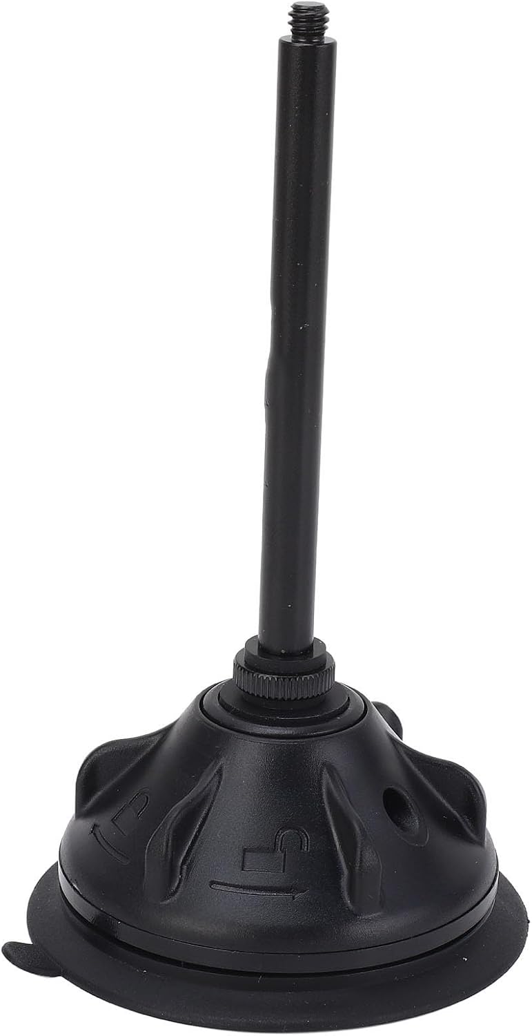 Camping Flashlight Holder, Portable Camp Lamp Stand with Suction Cup, 360 Degree Adjustable Metal Outdoor Light Bracket, Ideal for Camping, Vlogging & Fishing