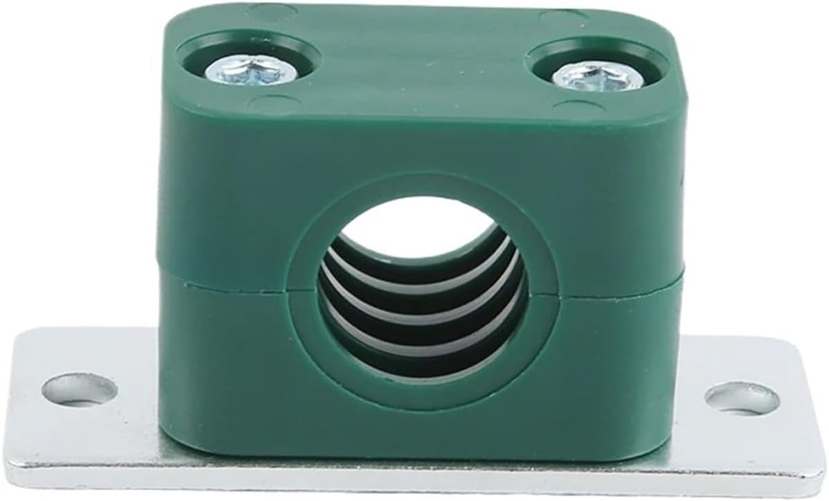 5PCS Pipe Bolted Plastic Clip Clamp Tube Fastener Assortment Kit Dia 6/8/9/10/12/14/1516/18/19/20/22/24/25/27/28/30/32/35mm(Diameter 19mm)