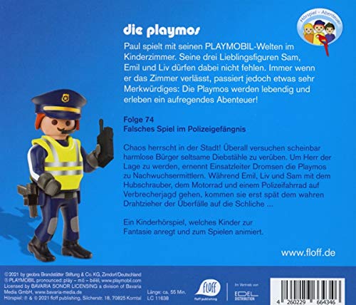 Die Playmos - Folge 74: Falsches Spiel im Polizeigefängnis (Das Original Playmobil Hörspiel) – Bild 3