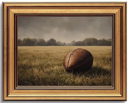 Framed Football Field Canvas Art