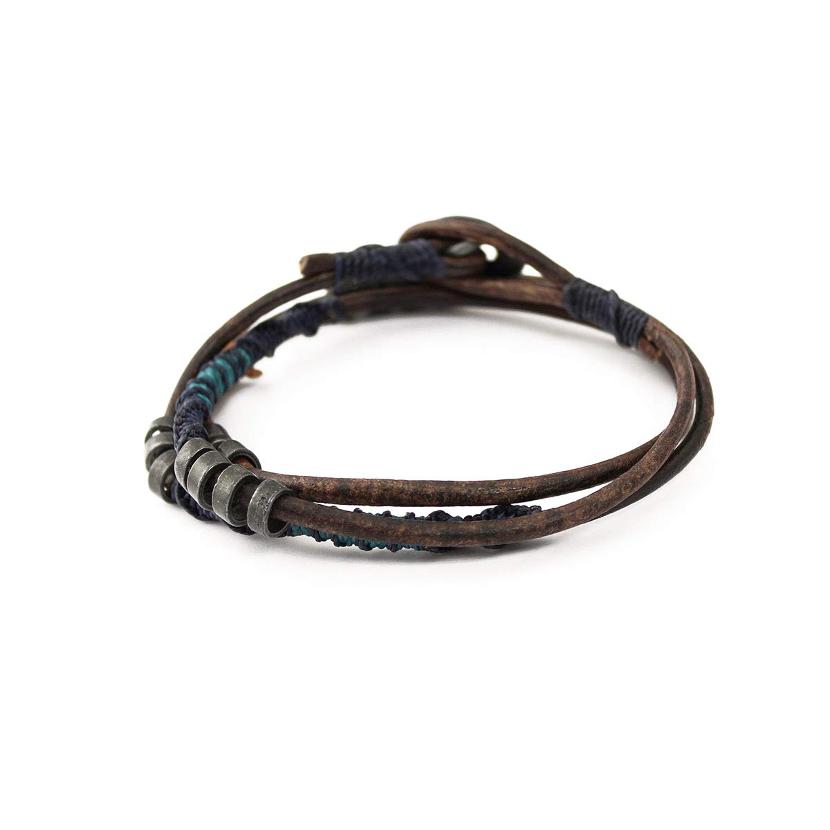 Wakami Braided Charm Bracelets | Handmade, Adjustable, Wax Coated Beaded Women's Jewelry | Valentine's Gifts for Women & Men