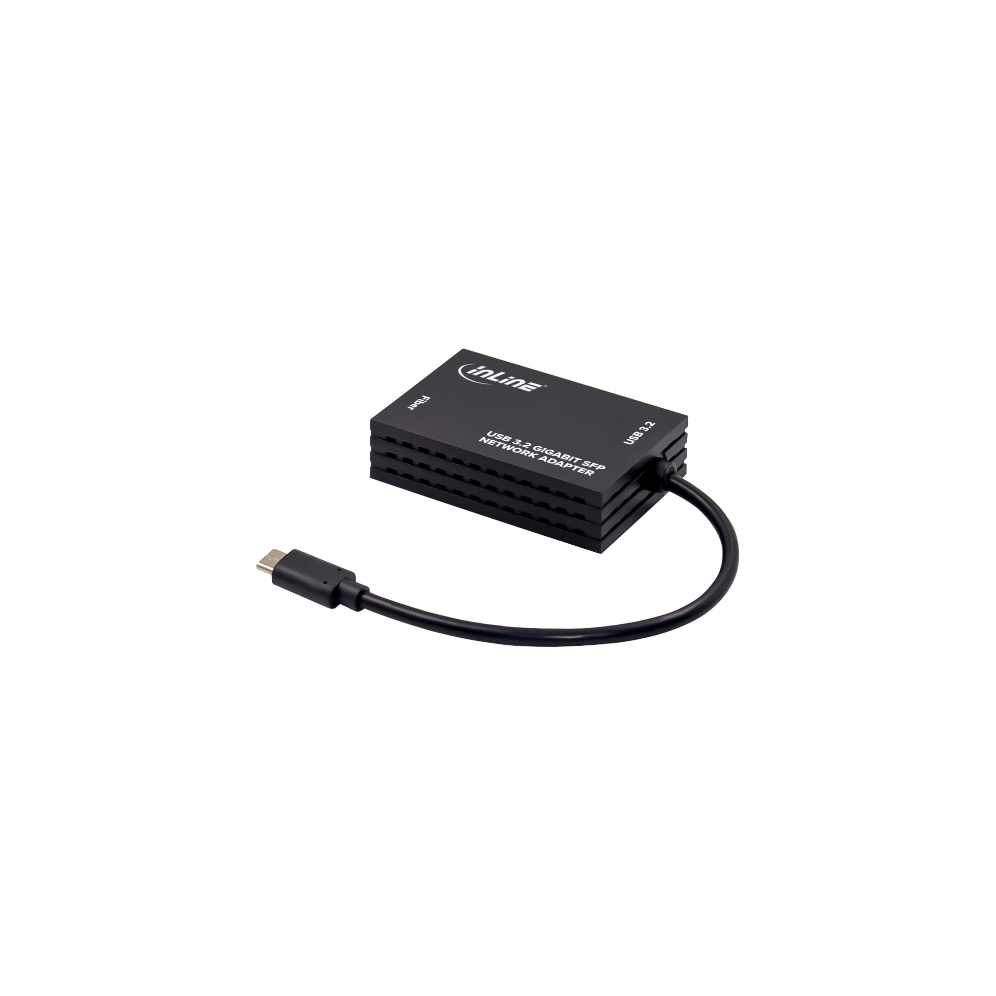 Inline Adattatore di rete USB-C a SFP per connessioni in fibra ottica, Gigabit Ethernet, 10/100/1000 Mbps, compatibile con Windows, macOS, Linux, 66659M