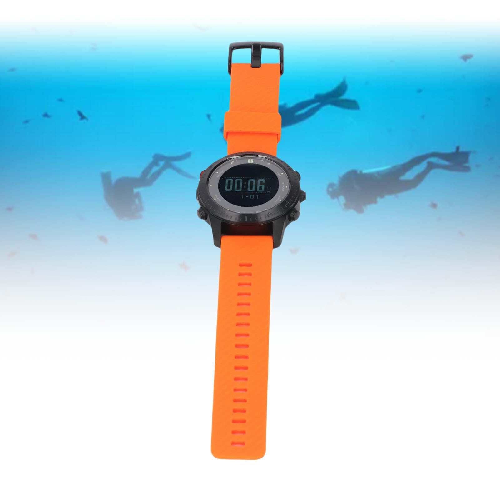 Guardia de buceo, ordenador de buceo con sensor de profundidad, batería de larga duración para monitoreo submarino, recordatorios inteligentes