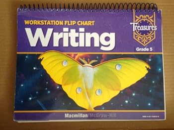 Spiral-bound Workstation Flip Chart: Writing, Grade 5 (California Treasures) Book