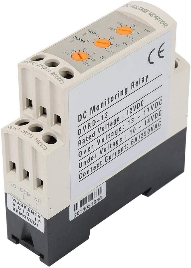 1pc Overvoltage Undervoltage Protector DC12/24/36/48V DVRD Surge/undervoltage Protection Relay Voltage Protection Power Tools