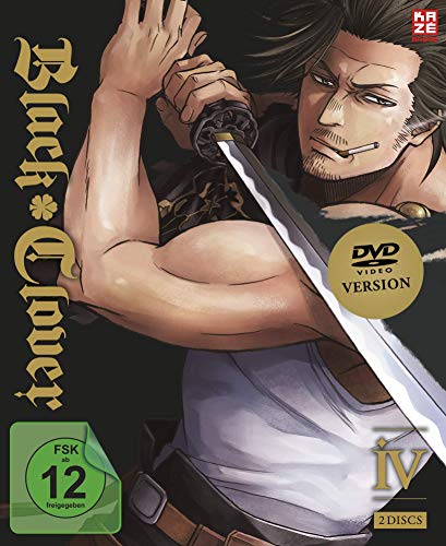 DVD de anime Black Clover 4 con los episodios 30-39 de la edición de Alemania 4