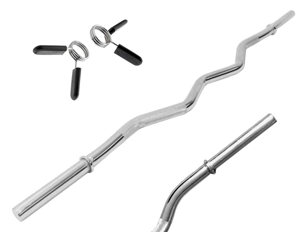 SZ Curlstange/Hantelstange 120cm, 30mm inkl. Federverschlüsse