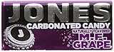 JONES Soda Carbonated Candy, Grape, Pack of 8