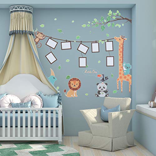 FAVOMOTO 2 Pcs Quadro de Parede de Pvc Adesivo de Árvore Foto Imagem Exibição Quadro de Parede Decal