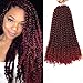 Produktbild Passion Twists, 18 Zoll 7 Packungen 22 Stränge/Pack, Water Wave Crochet Braids, Passion Twist Crochet Hair, Haarverlängerungen Passion Twist Braiding Hair (TBUG)