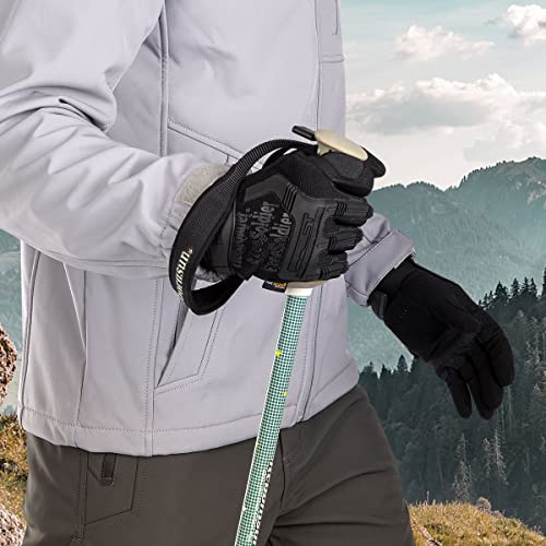 FREE SOLDIER Outdoor Handschuhe Vollfinger Taktische Handschuhe Herren Motorradhandschuhe mit gepolstertem für Fahrrad Airsoft Militär Paintball und andere Outdoor Aktivitäten(Schwarz, L)