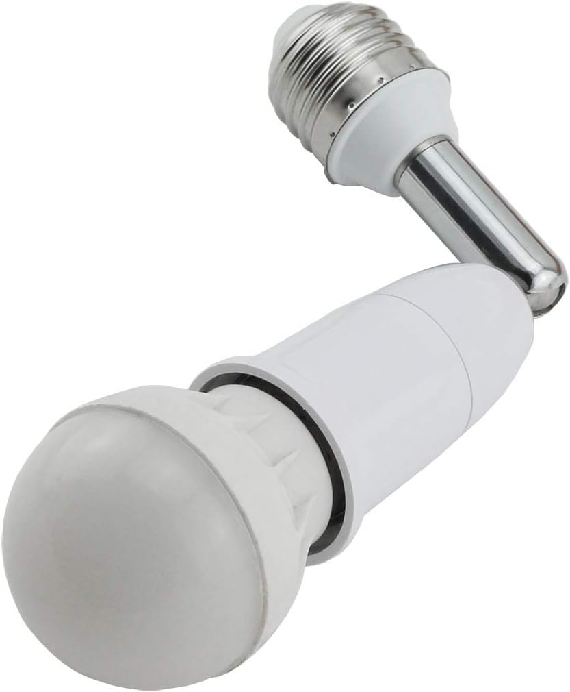 Authеntіс Crаzу Dеаlѕ Maxmoral 2PCS E27 to E27 Flexible Extension Lamp Holder Adapter Converter Screw Bulb Holder Lighting Accessories Socket Base Type LED Light Extender 90 Degree Bendable