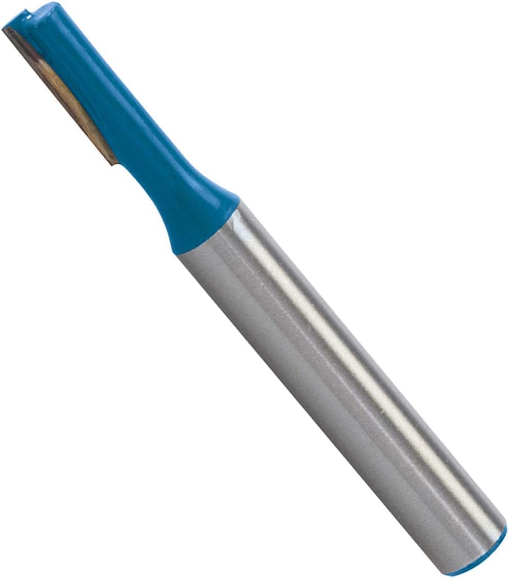 Dapetz 1/4" Shank Straight Imperial Cutter TCT Router Bits 3/16" Diameter x 1/2" Long