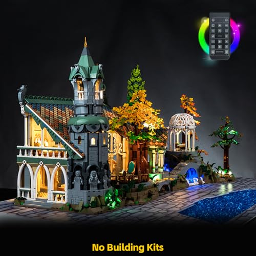 Kit d'éclairage LED Rivendell compatible avec le modèle briques 10316 - 3