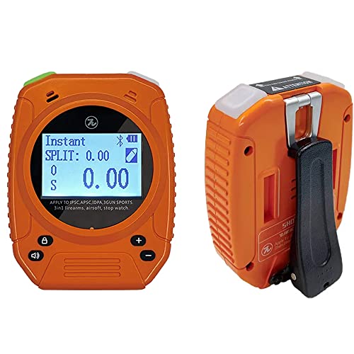 Design-Pie Shot Timer Multifunction Shooting Timers For Pistols,Rifle,Dry Fire Training Shot In Ipsc Idpa 3 Gun Shooting Competition Timer (Orange) #TOP6
