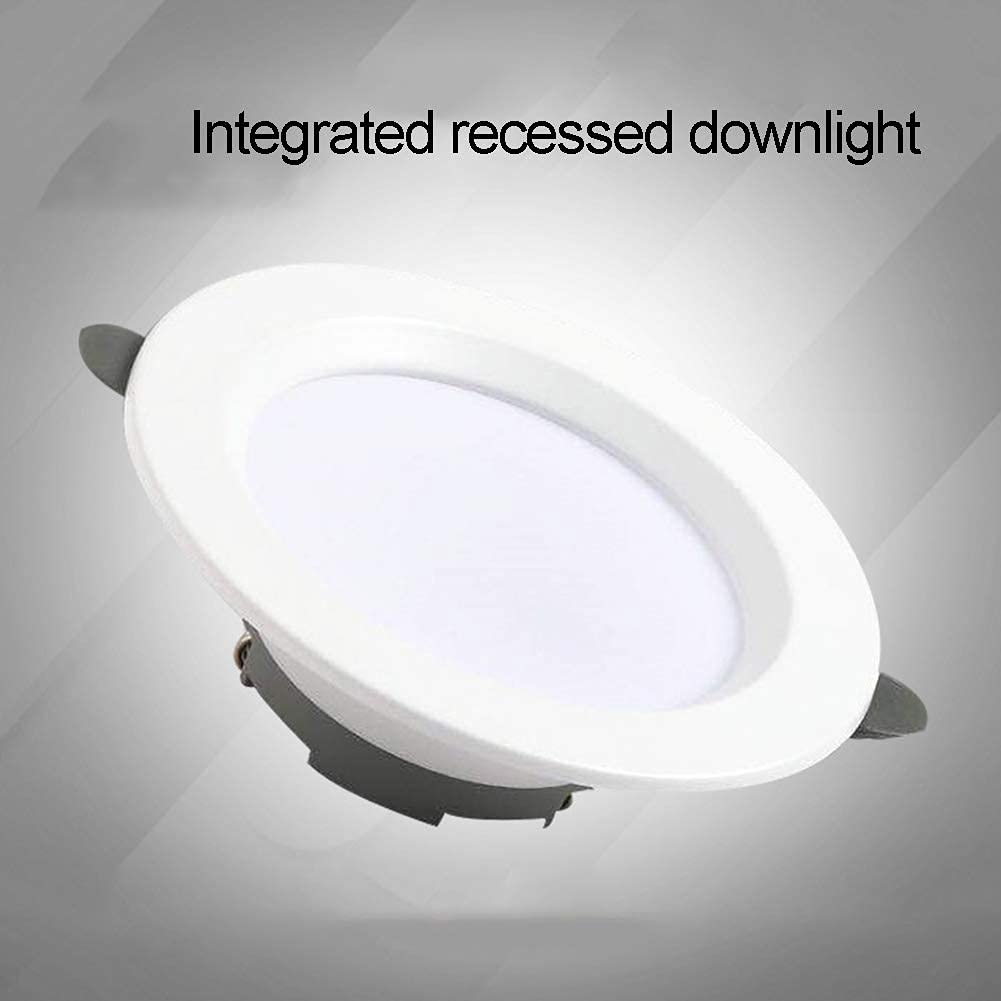 Downlights, 10er-Pack augenschonender, blendfreier Downlight-COB-Einbaustrahler for den Innenbereich, 12 W neigbare Deckeneinbauleuchte, einfach zu schwenkende Deckenleuchten(7w)