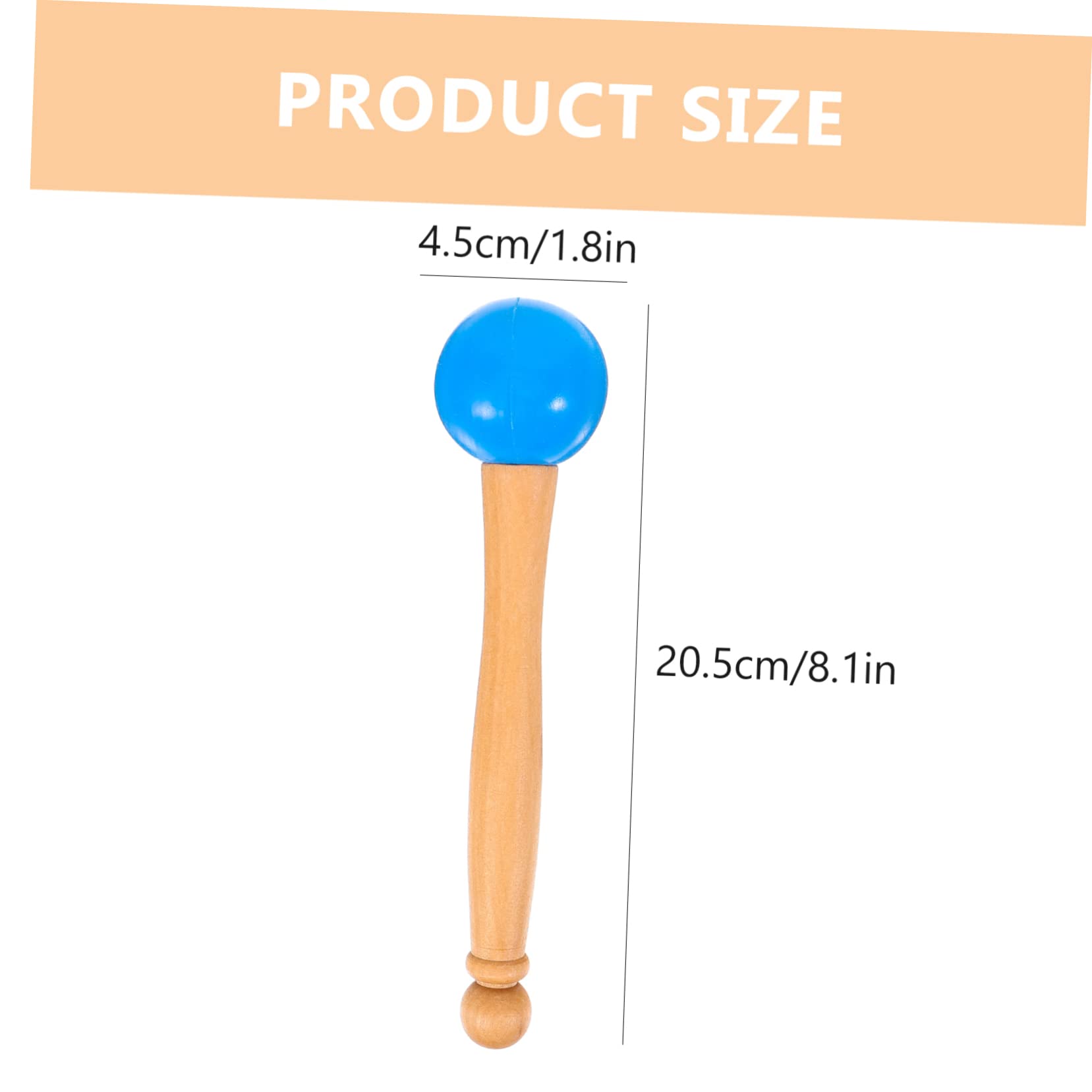 GOOHOCHY Bowl Strikers for Yoga Crystal Singing Bowl Mallet Comfortable Wood Handle